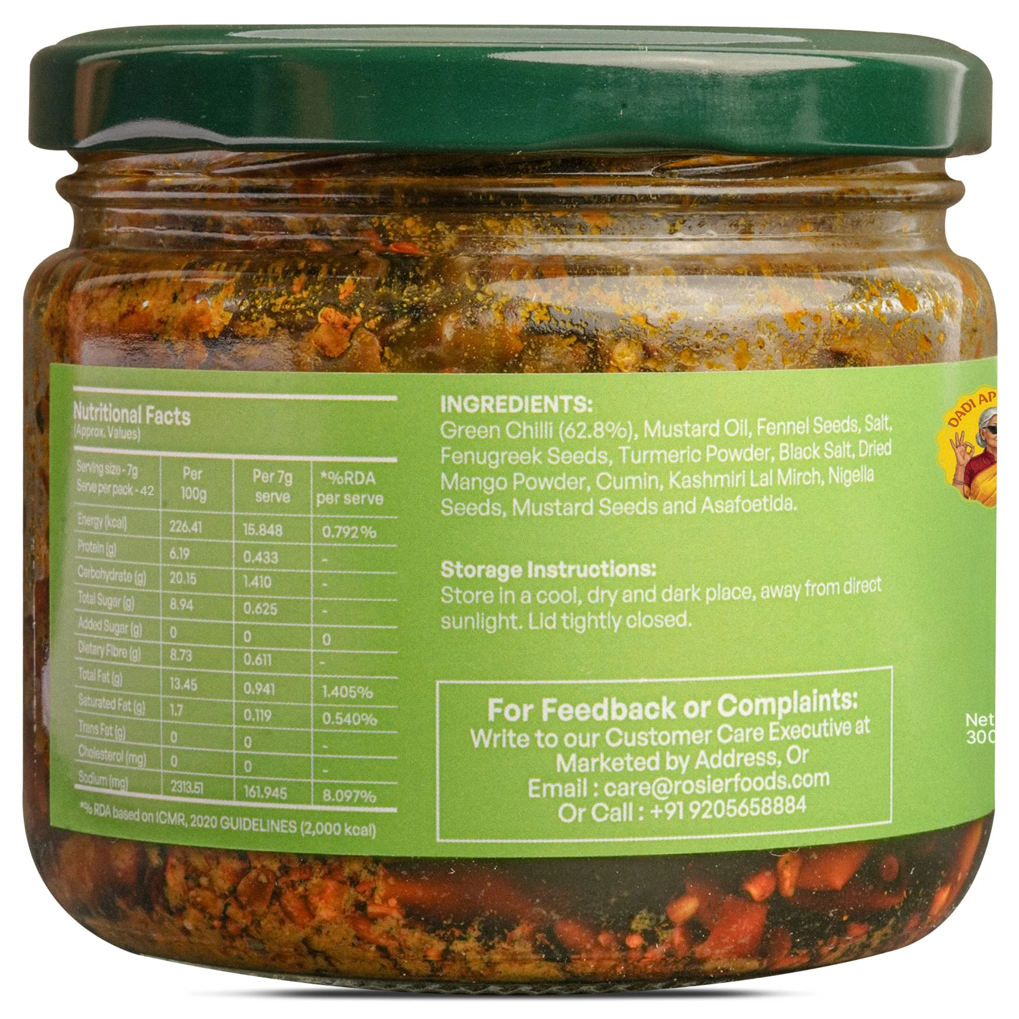 Green Chilly Pickle - Natural Sun Dried - Image 10