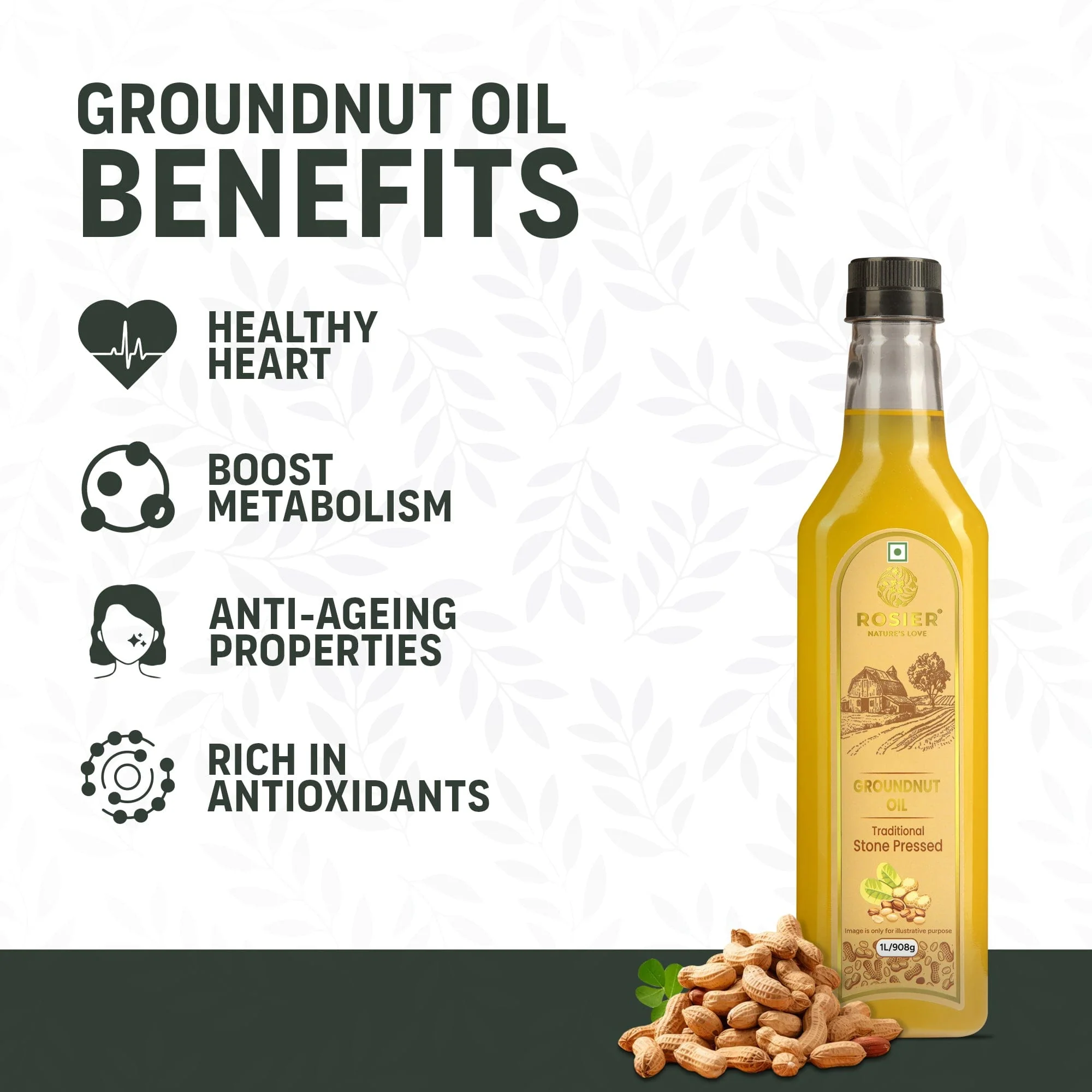 Stone Pressed Groundnut Oil - Image 5