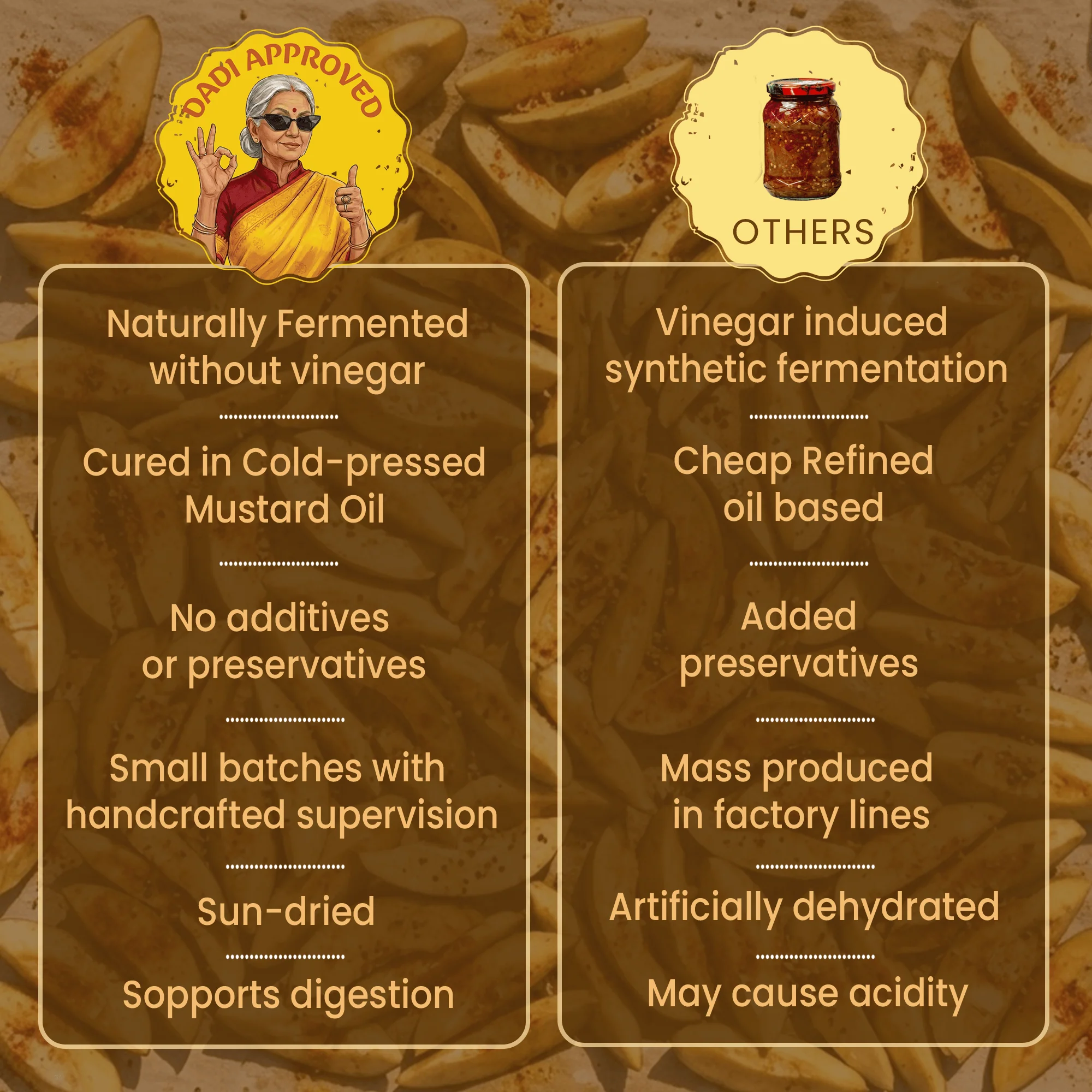 Mango Pickle - Natural Sun Dried - Image 6