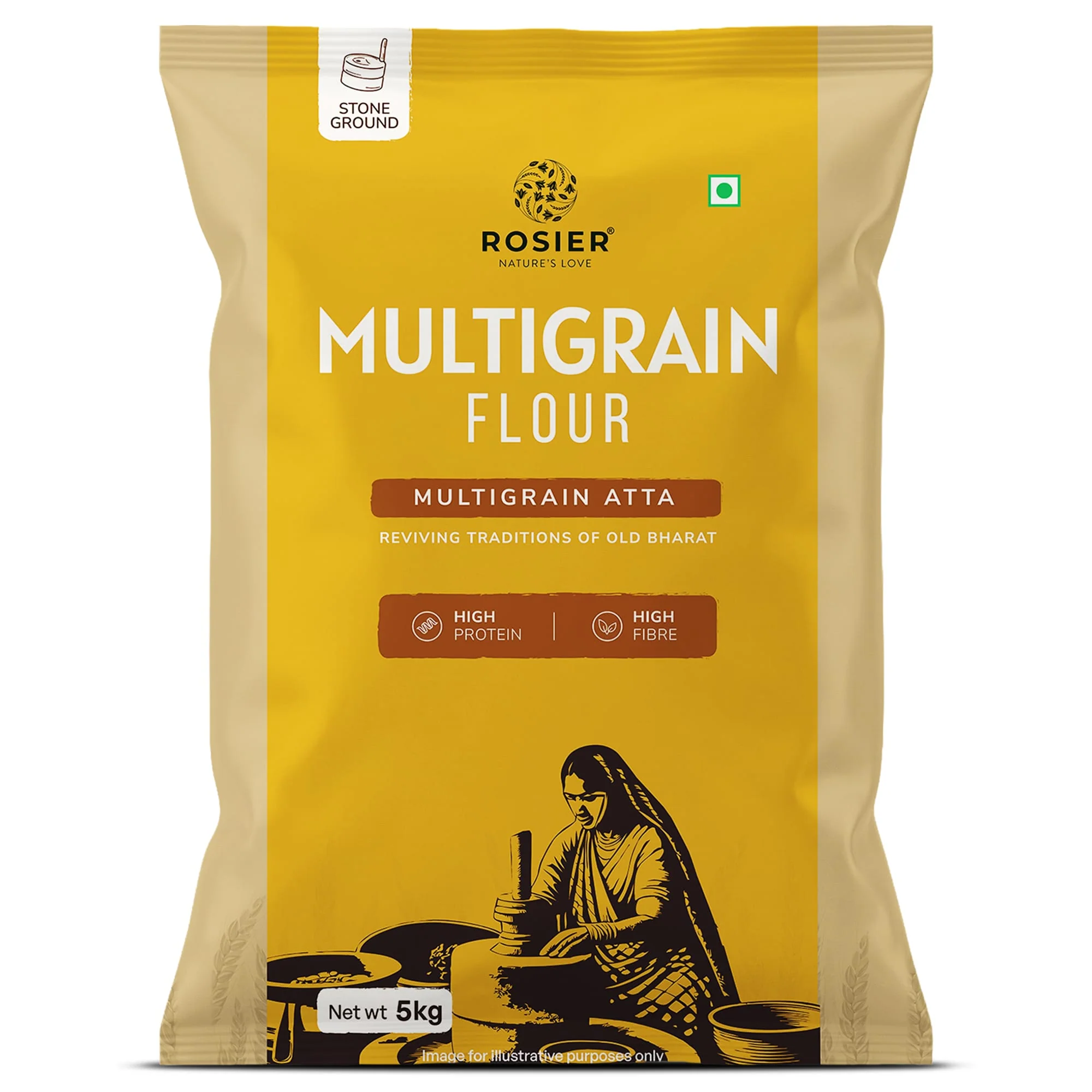 Khapli Multigrain Atta (5Kg)