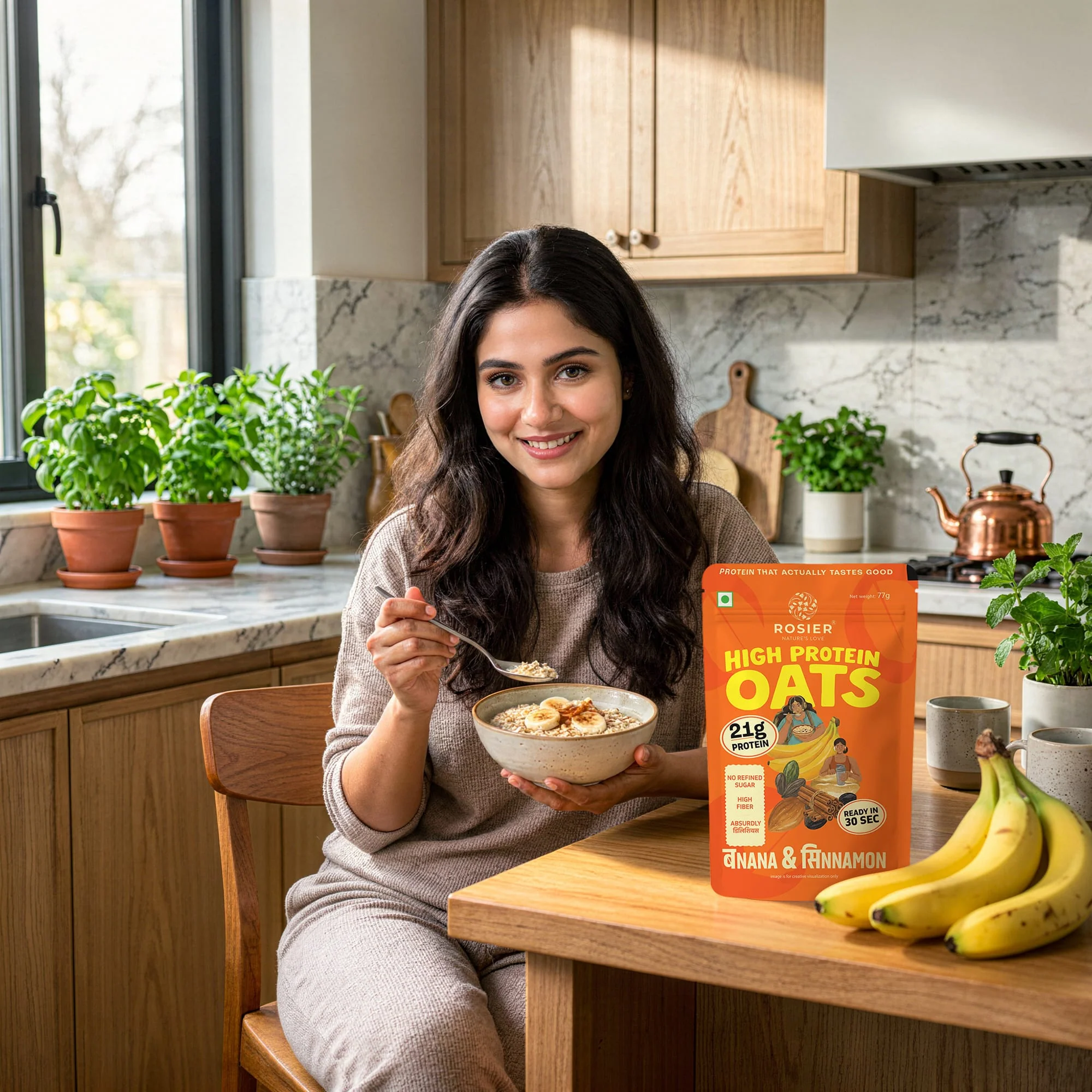High Protein Oats - Banana Cinnamon - Image 4
