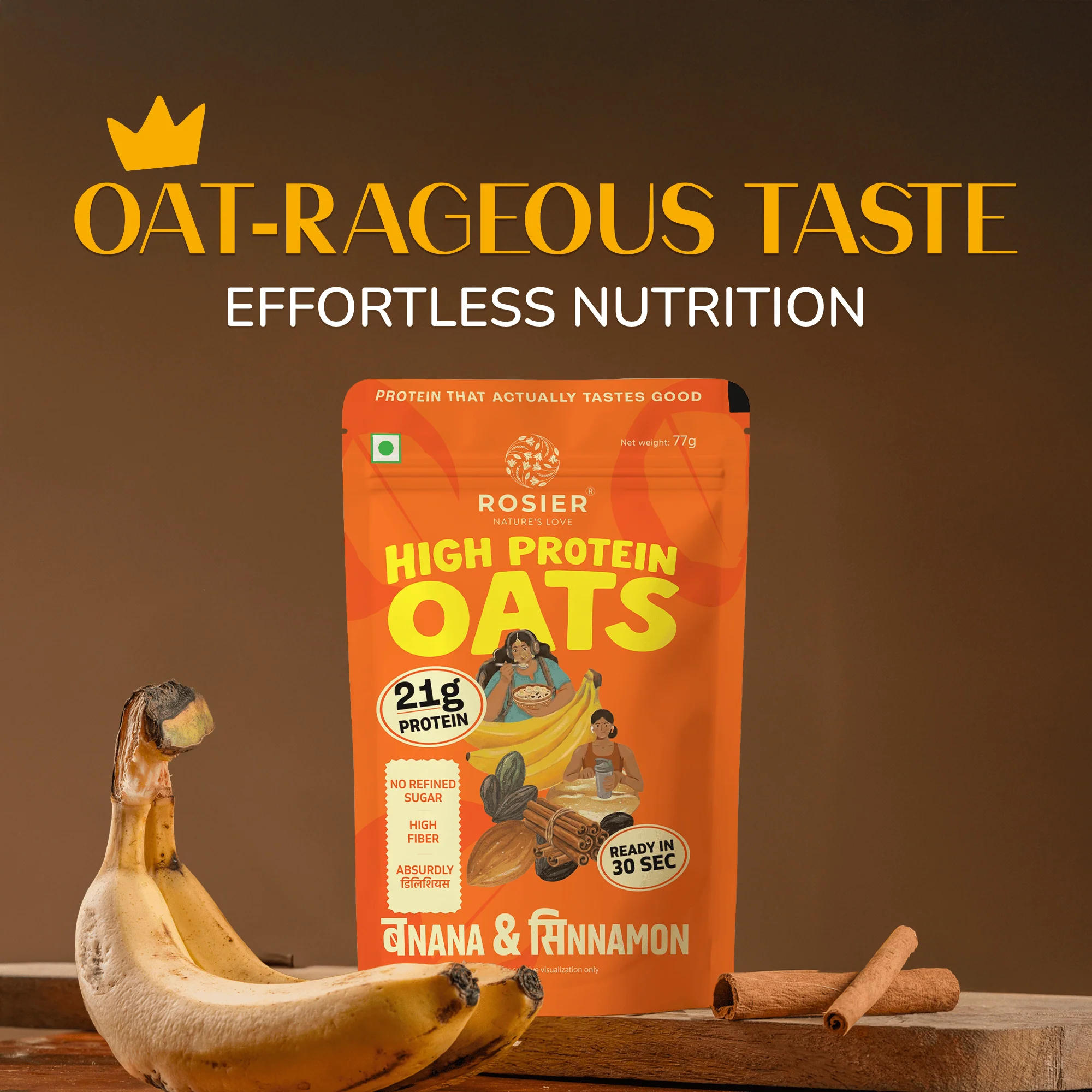 High Protein Oats - Banana Cinnamon - Image 5