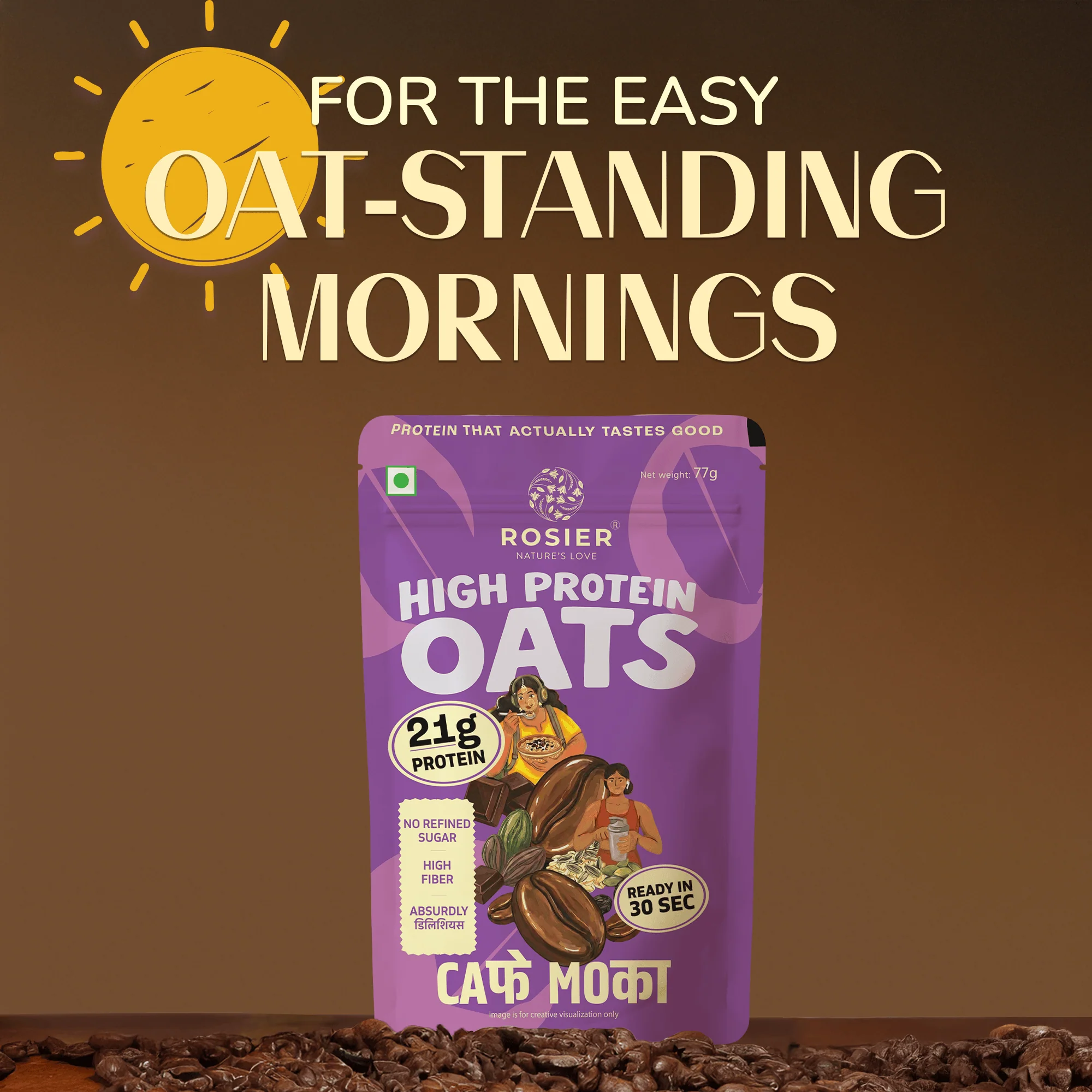 High Protein Oats - Cafe Mocha - Image 5