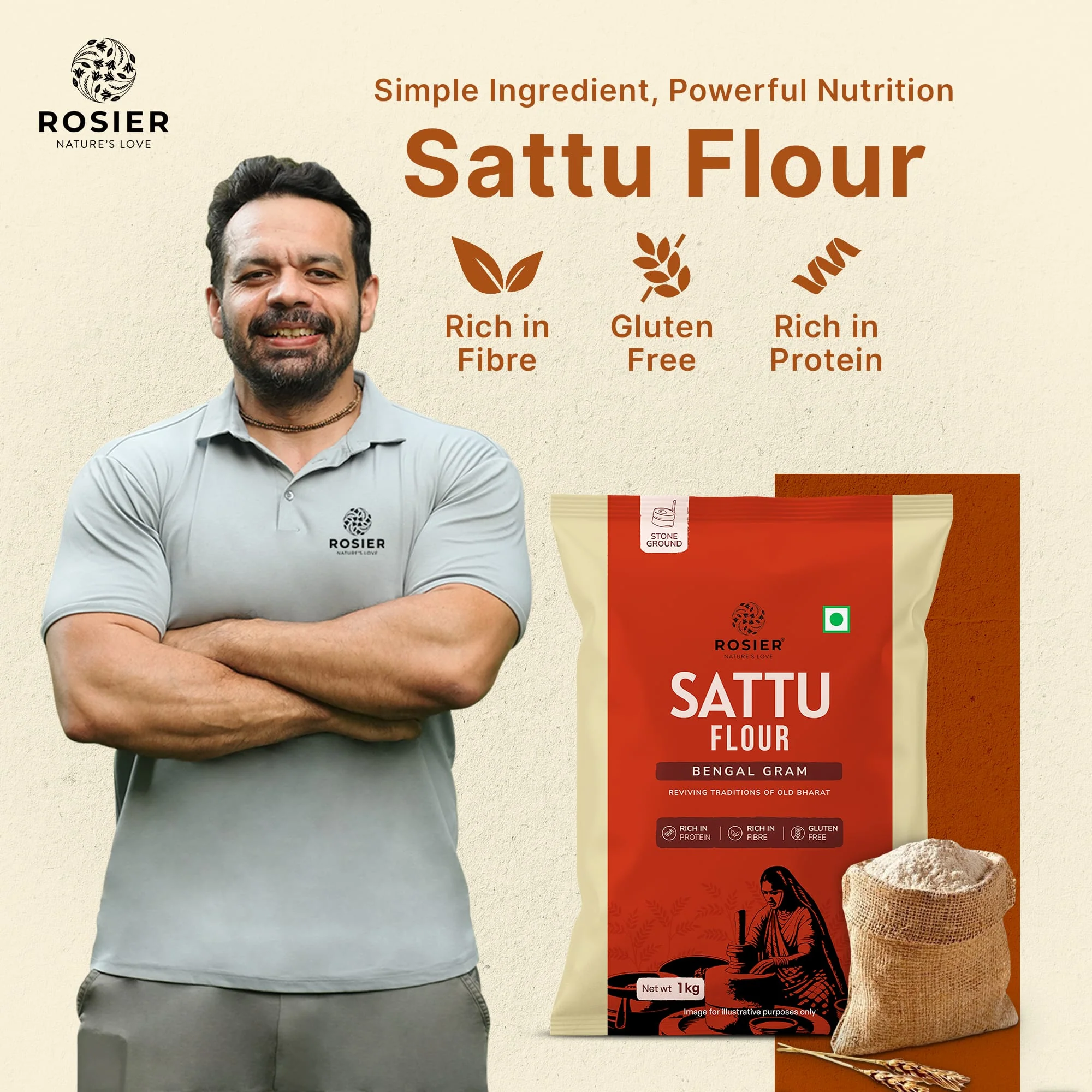 Sattu Atta (1Kg) - Image 3