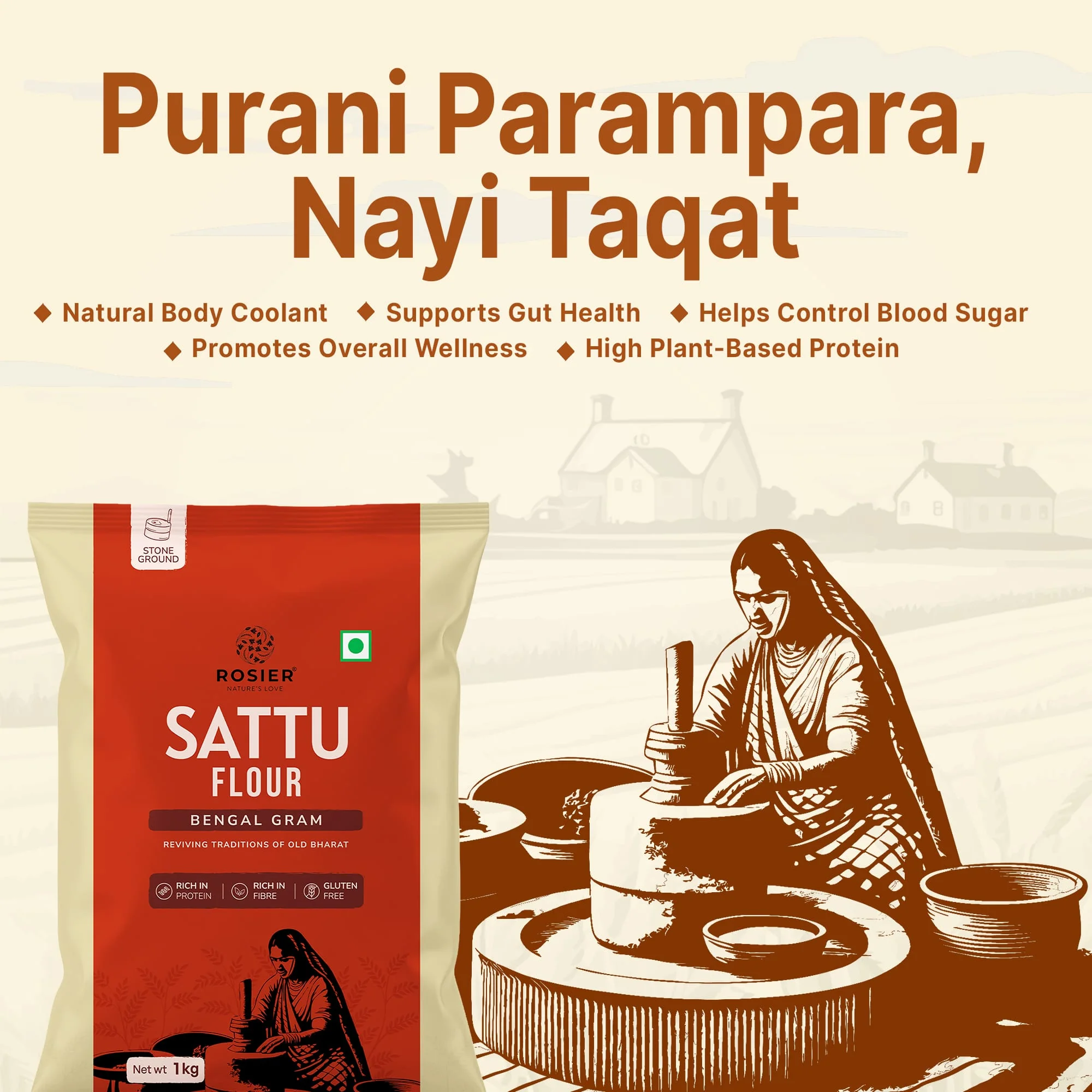 Sattu Atta (1Kg) - Image 5