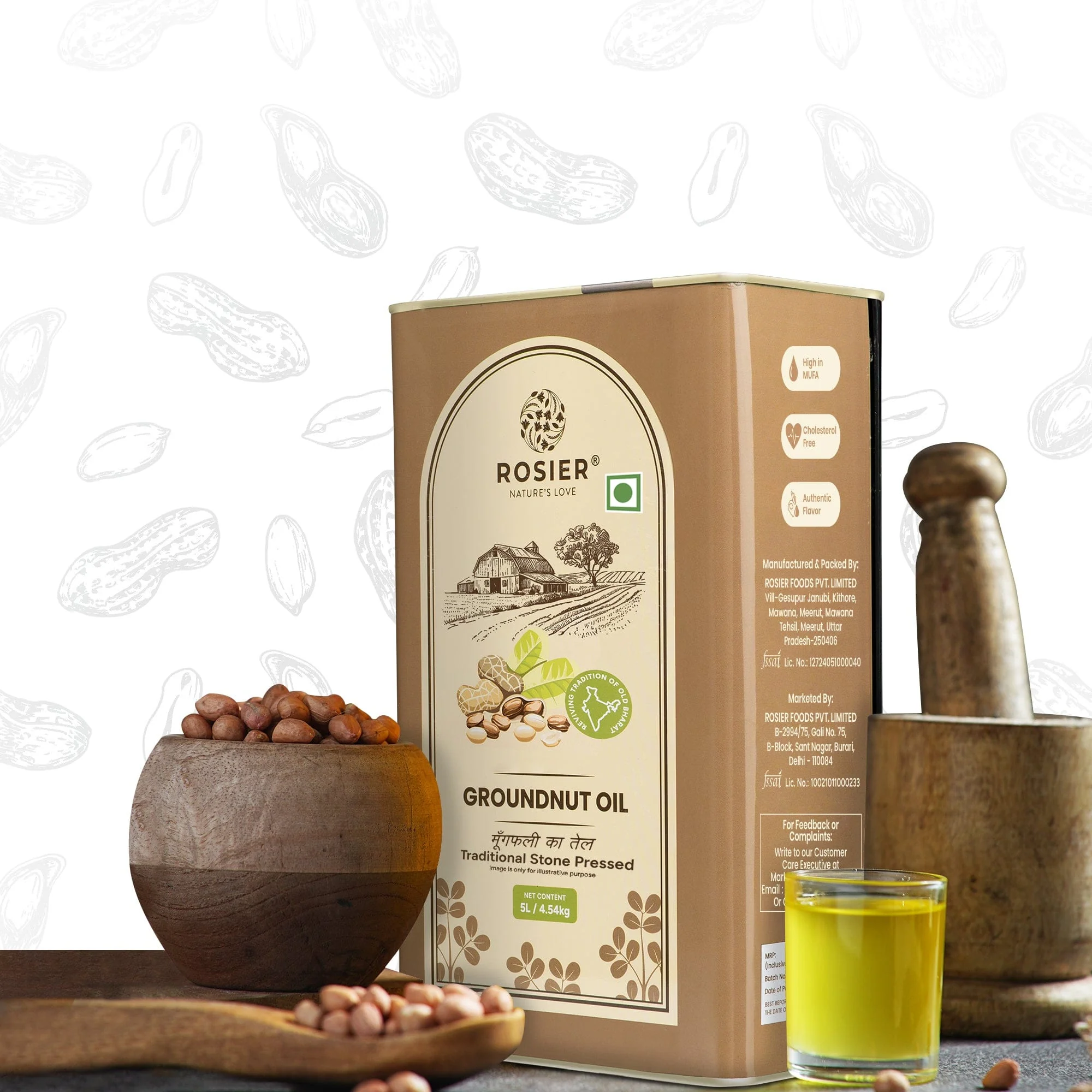 Stone Pressed Groundnut Oil - Image 10