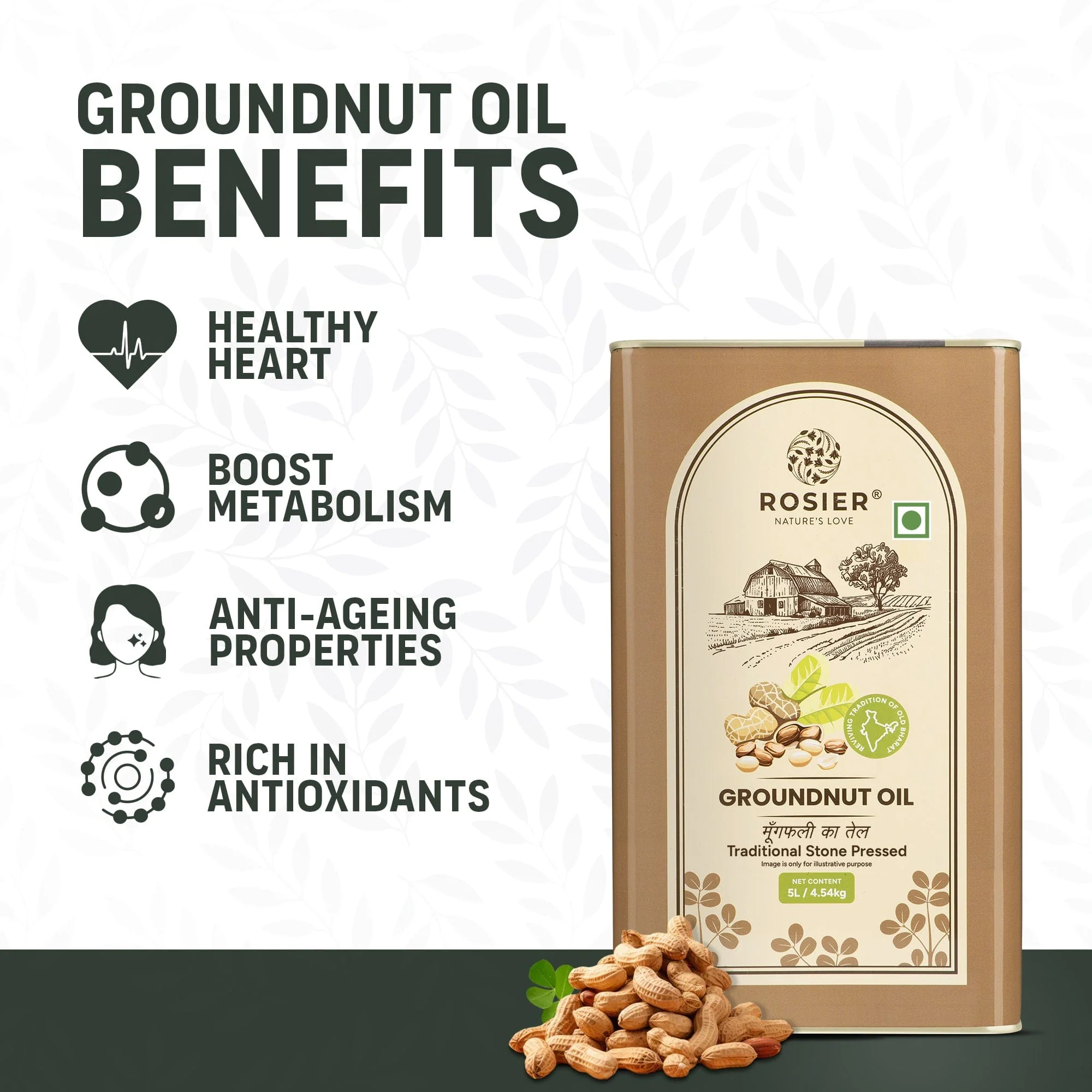 Stone Pressed Groundnut Oil - Image 13