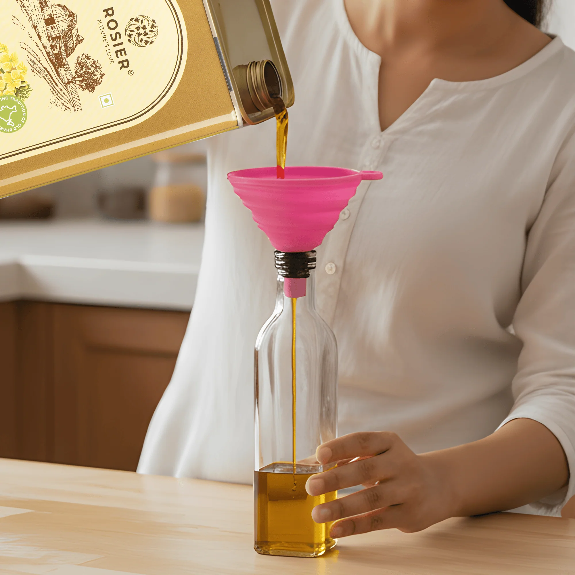 Stone Pressed Yellow Mustard Oil With Oil Kit (5 Ltr) - Image 11
