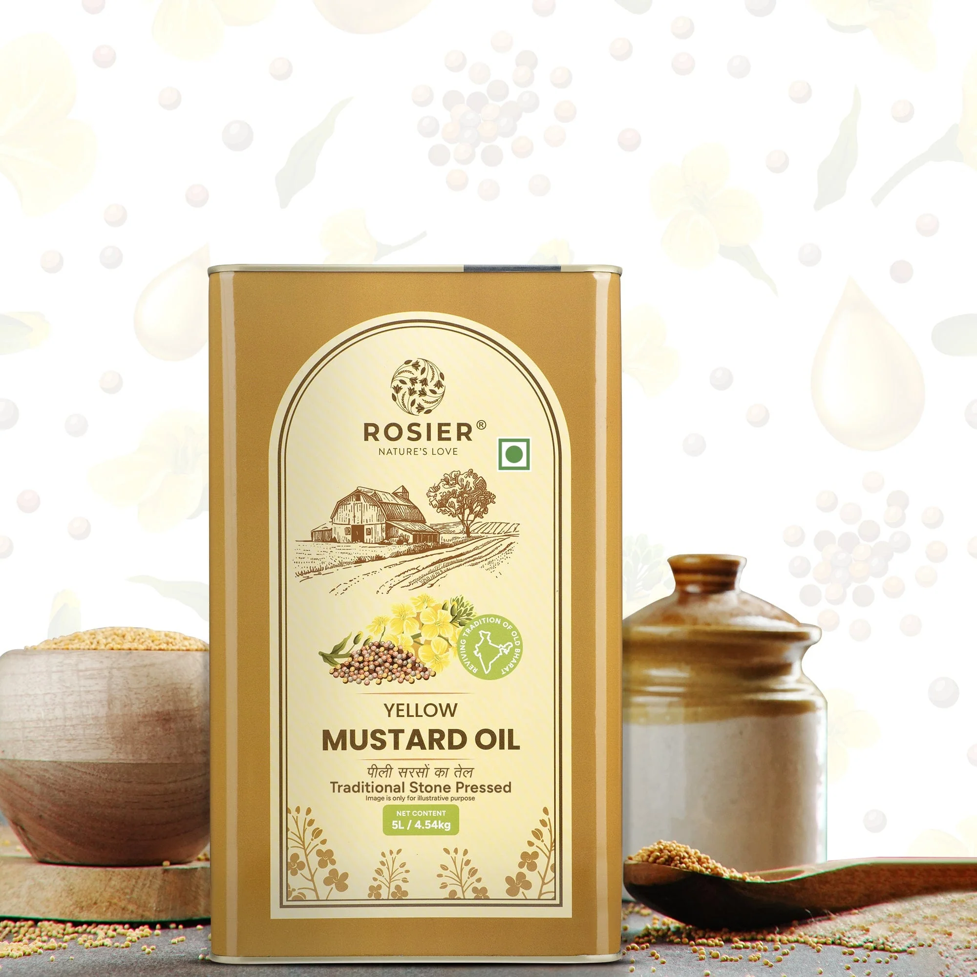 Stone Pressed Yellow Mustard Oil - Image 10