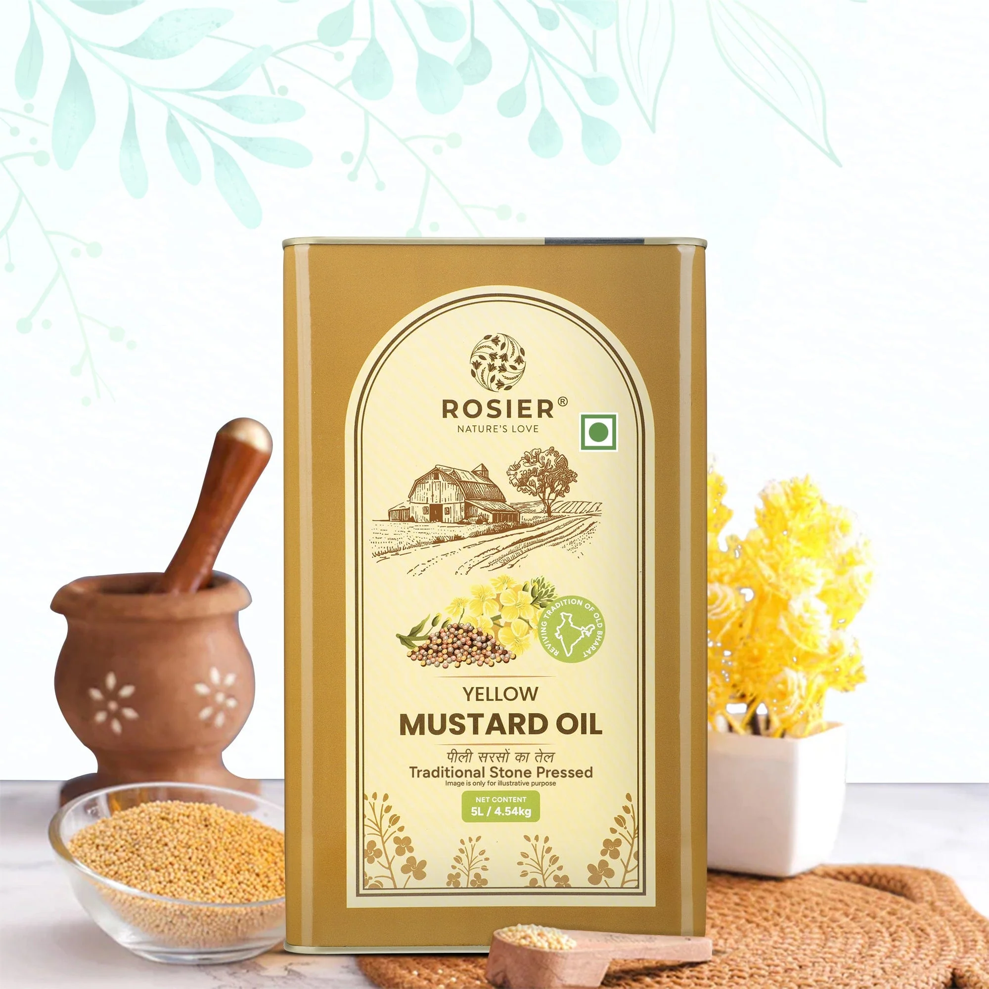 Stone Pressed Yellow Mustard Oil - Image 12