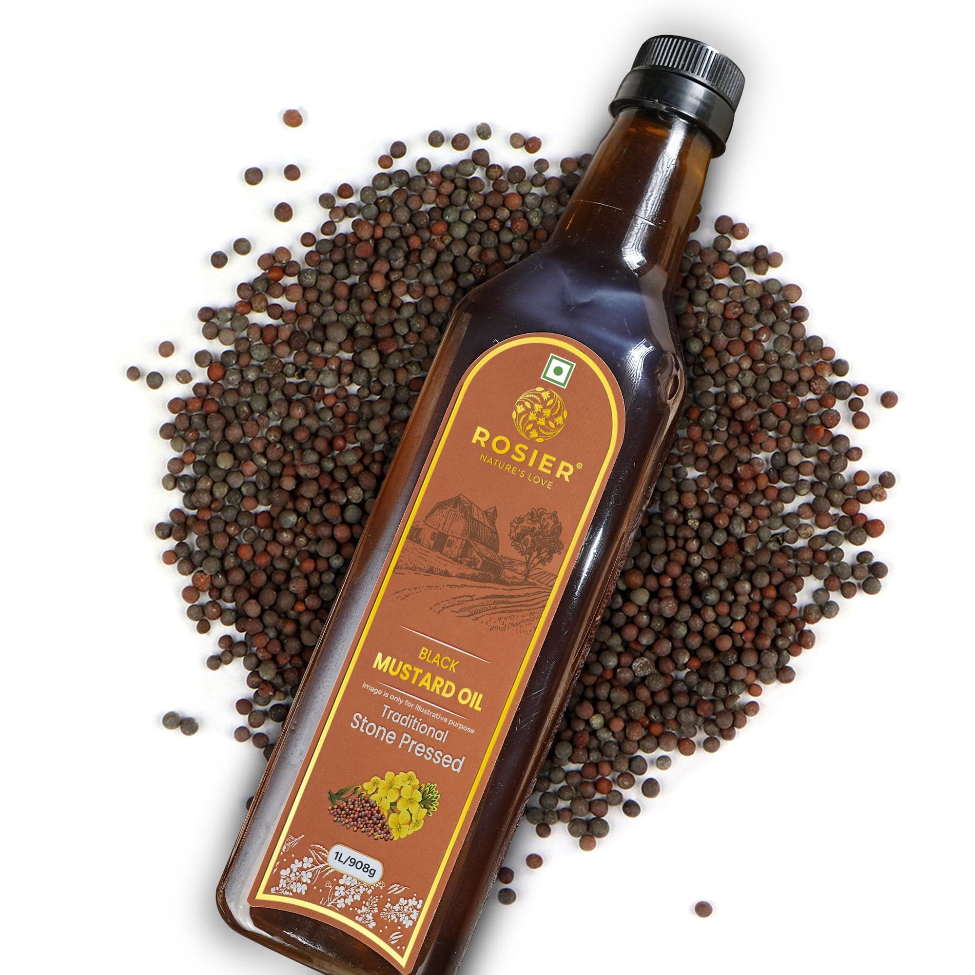 Stone Pressed Black Mustard Oil - Image 3