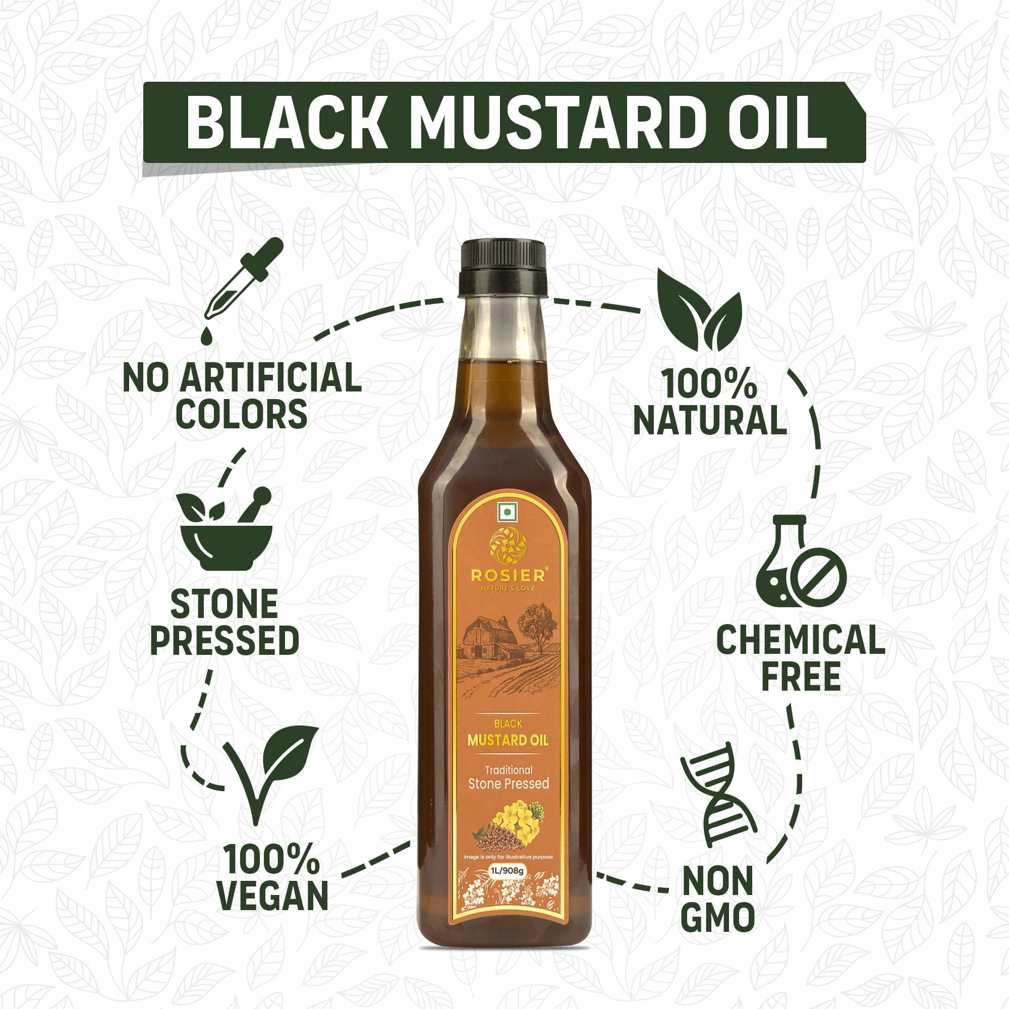 Stone Pressed Black Mustard Oil - Image 6